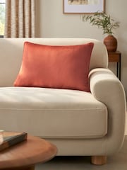 Orange 40 x 59cm Matte Velvet Cushion - Image 1 of 5