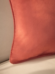 Orange 40 x 59cm Matte Velvet Cushion - Image 2 of 5