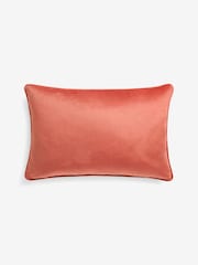 Orange 40 x 59cm Matte Velvet Cushion - Image 3 of 5