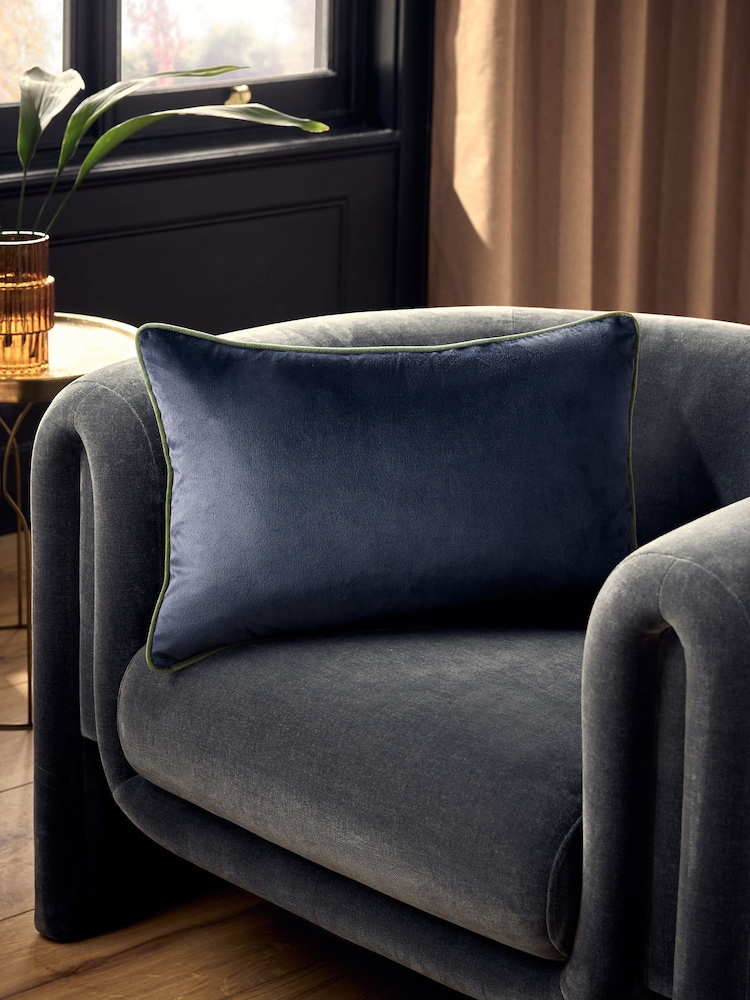 Navy 40 x 59cm Cushion - Image 1 of 5