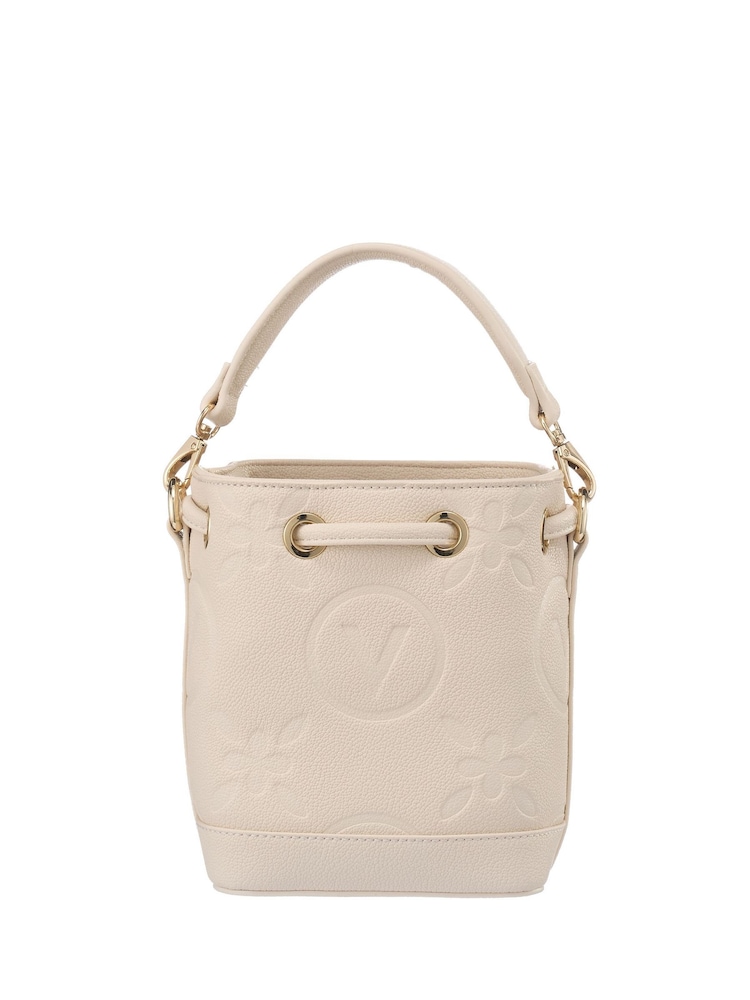 Valentino Bags Cream Samba Re Mini Bucket Bag - Image 2 of 6