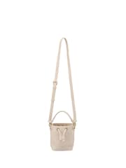 Valentino Bags Cream Samba Re Mini Bucket Bag - Image 4 of 6