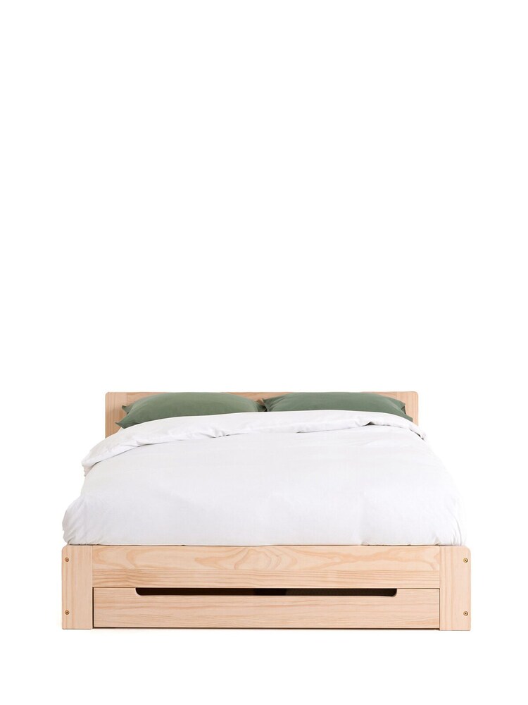 La Redoute Intérieurs Natural Crawley Solid Pine Storage Bed - Image 2 of 6