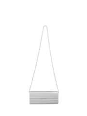 Valentino Bags Silver Sofie Clutch Bag - Image 4 of 5