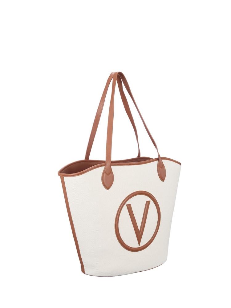 Valentino Bags Cream Covent Shopper Bag - Image 4 of 4