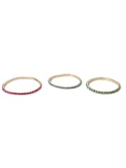 Aela Pink Bright Cupchain Stretch Anklet Set - Image 2 of 2