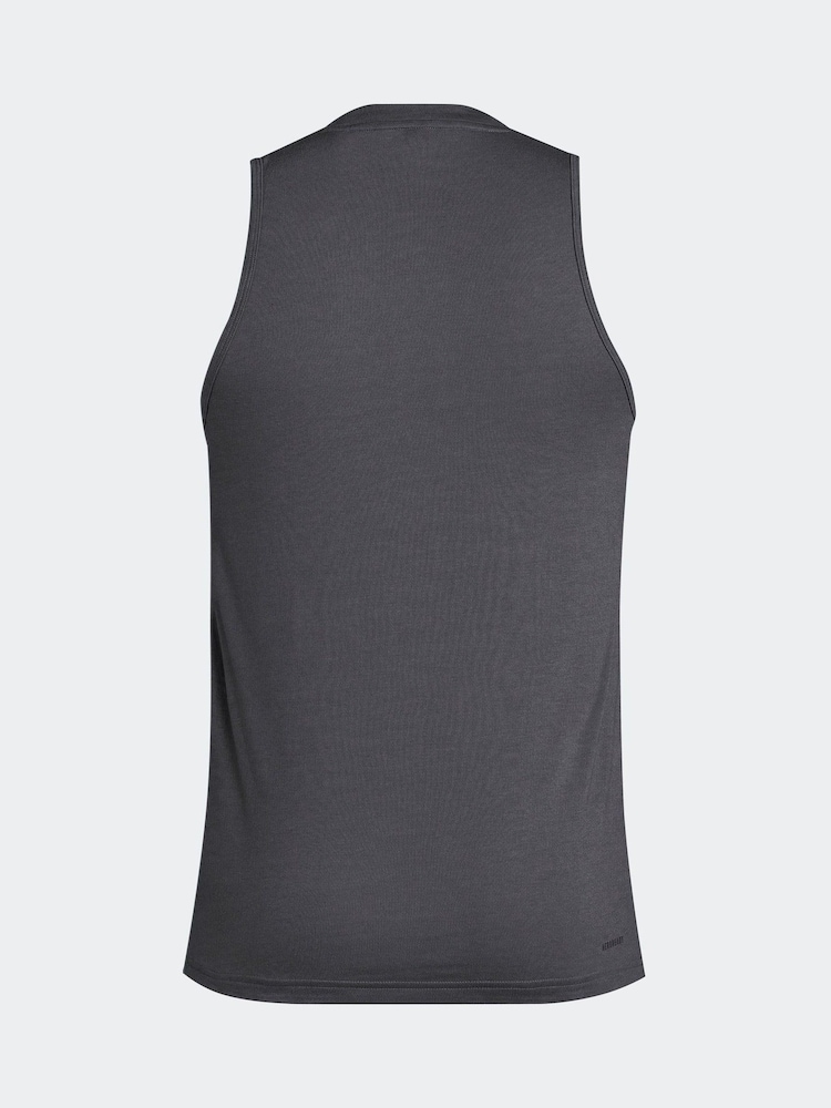 adidas Grey Train Essentials Feelready Training Vest - Image 2 of 2