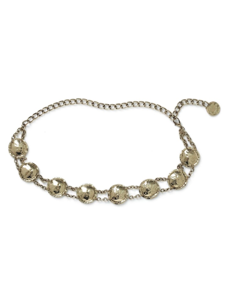 Aela Gold Tone Oval Link Chain Belt - Image 1 of 3