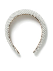 Aela White Pearl and Crystal Aliceband - Image 1 of 3
