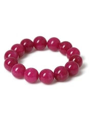 Aela Pink Stone Stretch Bracelet - Image 2 of 3