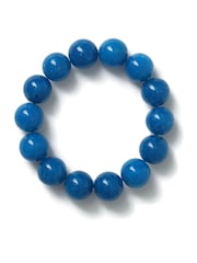 Aela Blue Natural Stone Stretch Bracelet - Image 1 of 3
