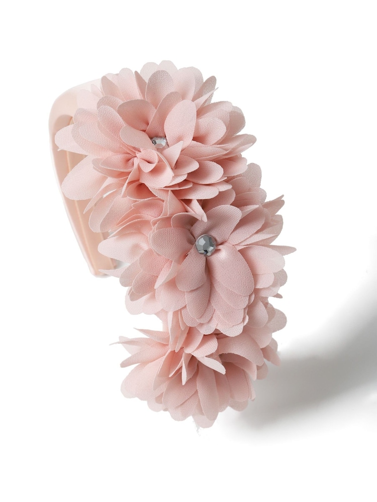 Aela Padded Flower Aliceband - Image 2 of 4