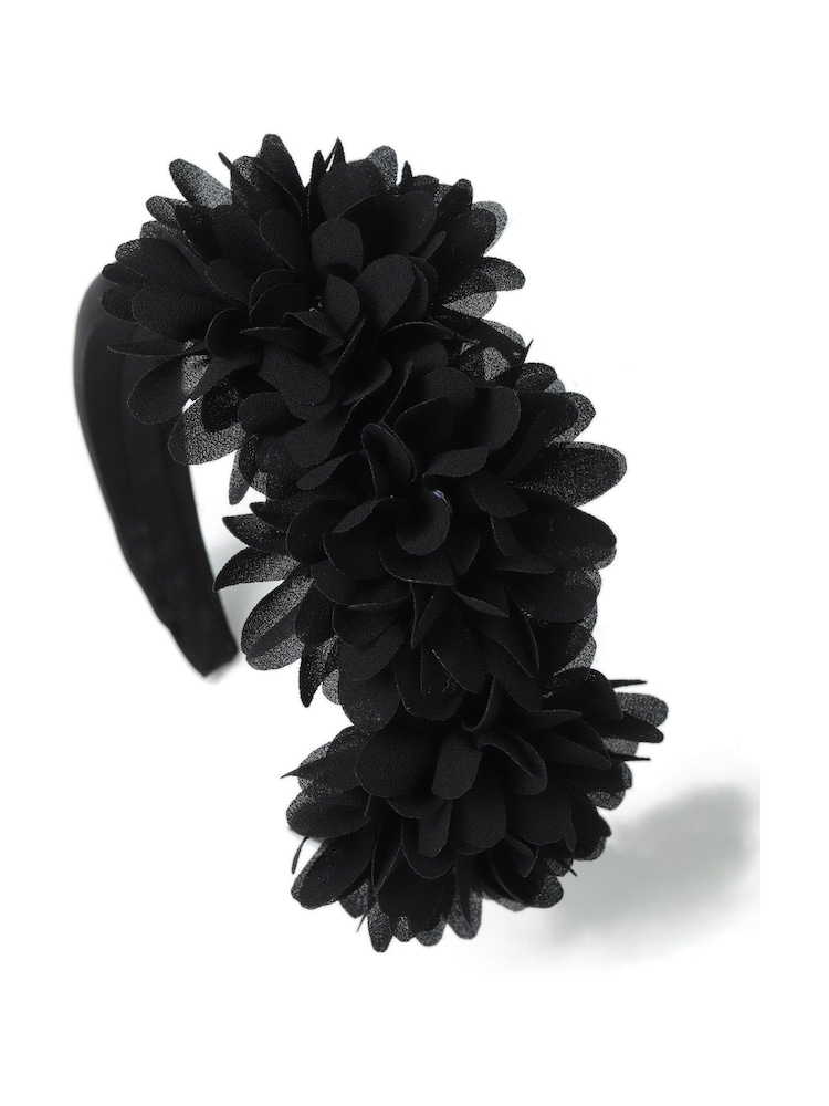 Aela Padded Flower Aliceband - Image 1 of 5