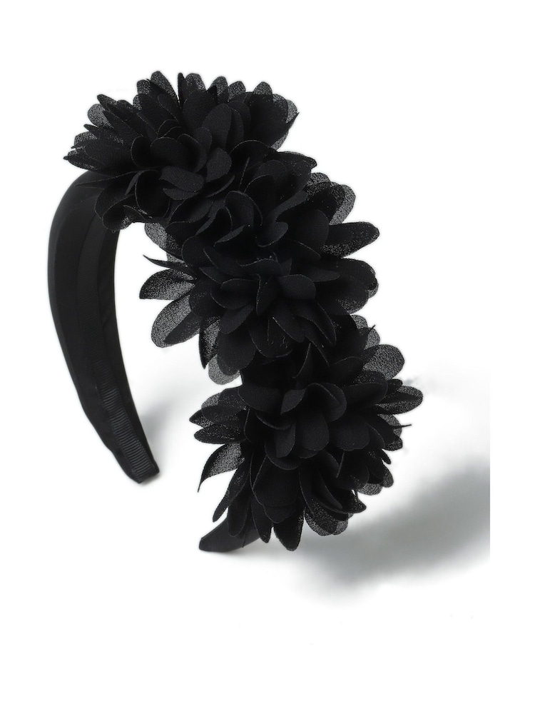 Aela Padded Flower Aliceband - Image 2 of 5