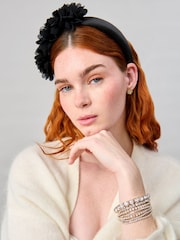 Aela Padded Flower Aliceband - Image 5 of 5