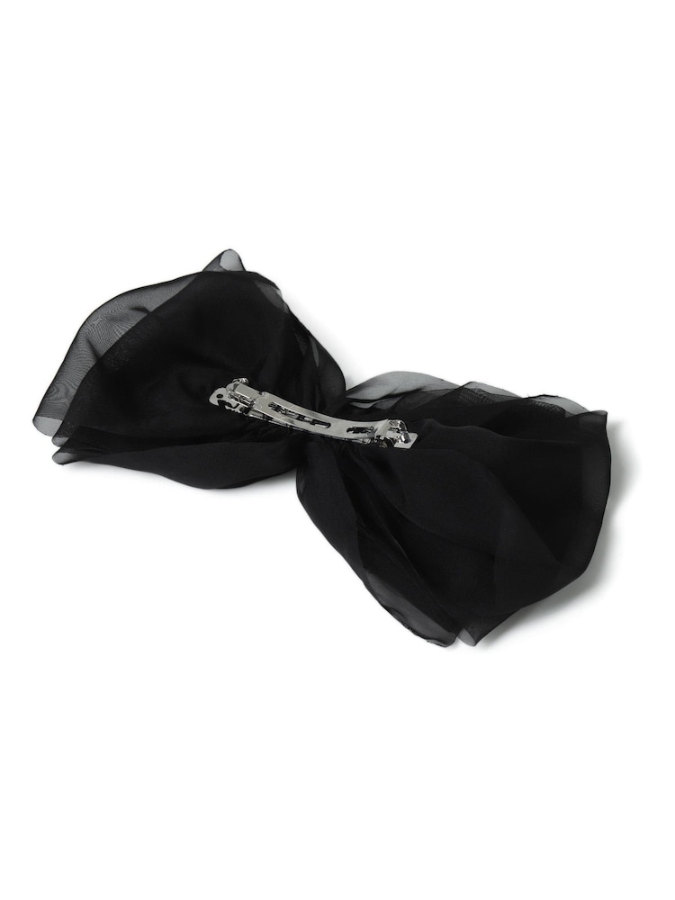 Aela Floppy Black Hair Bow - Image 2 of 3
