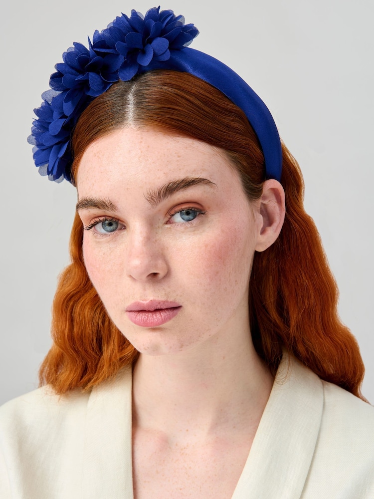 Aela Padded Flower Aliceband - Image 2 of 2