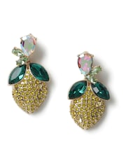 Aela Yellow Pave Lemon Drop Earring - Image 1 of 3