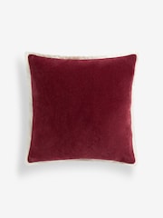 Orange Loxley Velvet 50 x 50cm Cushion - Image 2 of 5