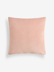Pink 59 x 59cm Velvet Pleat Cushion - Image 4 of 5