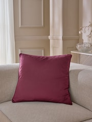 Plum Purple 59 x 59cm Matte Velvet Cushion - Image 1 of 6