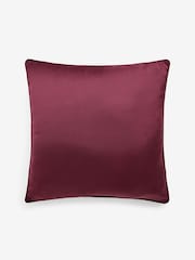Plum Purple 59 x 59cm Matte Velvet Cushion - Image 5 of 6