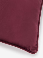 Plum Purple 59 x 59cm Matte Velvet Cushion - Image 6 of 6