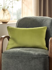 Bright Green 40 x 59cm Matte Velvet Cushion - Image 1 of 6