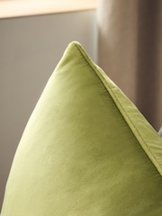 Bright Green 40 x 59cm Matte Velvet Cushion - Image 2 of 6