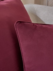 Plum Purple 43 x 43cm Matte Velvet Cushion - Image 3 of 6