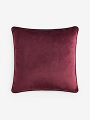 Plum Purple 43 x 43cm Matte Velvet Cushion - Image 5 of 6