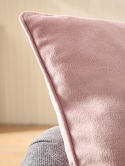 Pink 40 x 59cm Matte Velvet Cushion - Image 3 of 6