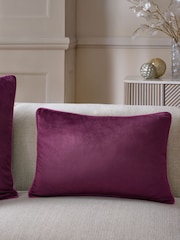 Plum Purple 40 x 59cm Cushion - Image 1 of 6