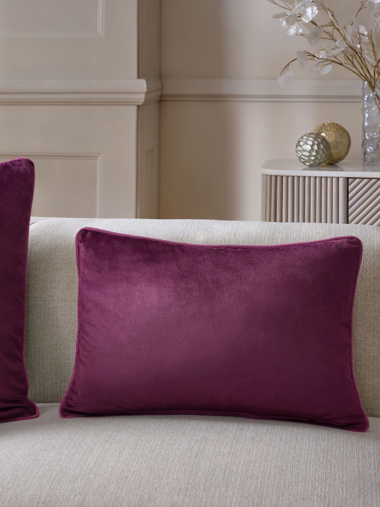 Plum Purple 40 x 59cm Cushion - Image 1 of 6
