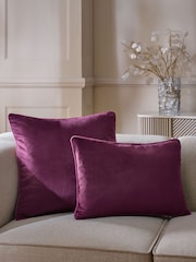 Plum Purple 40 x 59cm Cushion - Image 2 of 6
