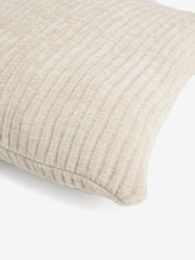 Light Natural 43 x 43cm Corded Chenille Cushion - Image 5 of 5
