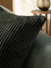 Green 43 x 43cm Corded Chenille Cushion - Image 5 of 5