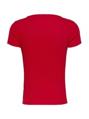 Tommy Jeans Red Slim Essential T-Shirt - Image 6 of 7