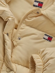 Tommy Jeans Cream Badge Collar Jacket - Image 6 of 6