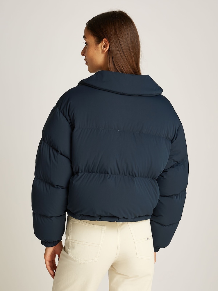 Tommy Jeans Blue Badge Collar Jacket - Image 2 of 7