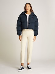 Tommy Jeans Blue Badge Collar Jacket - Image 3 of 7