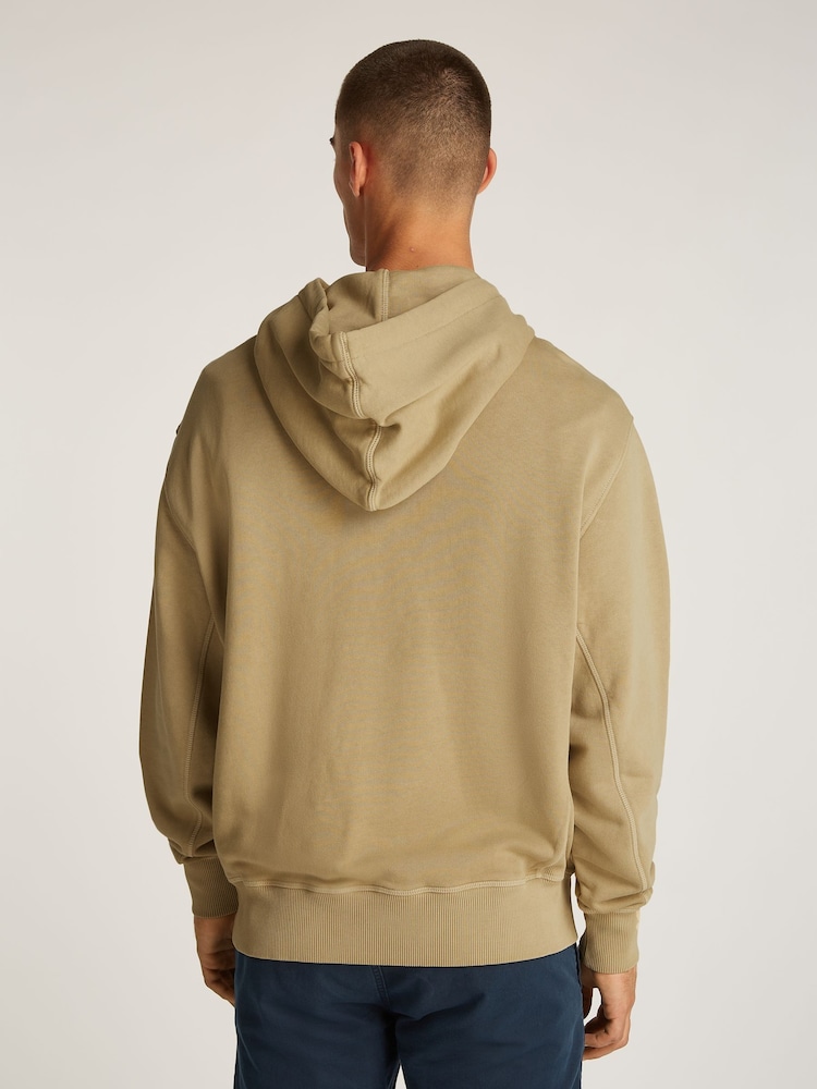 Tommy Jeans Natural Label 100% Cotton Hoodie - Image 2 of 7