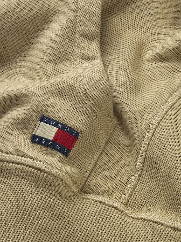 Tommy Jeans Natural Label 100% Cotton Hoodie - Image 7 of 7