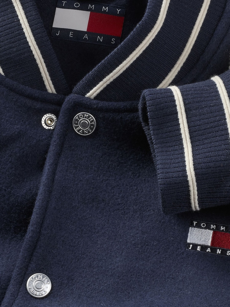Chaqueta universitaria de mezcla de lana Tommy Jeans - Imagen 7 de 7
