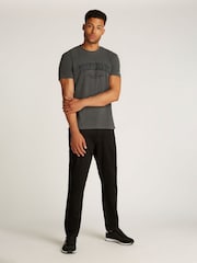 Tommy Jeans Black Vintage Varsity 100% Cotton T-Shirt - Image 3 of 7