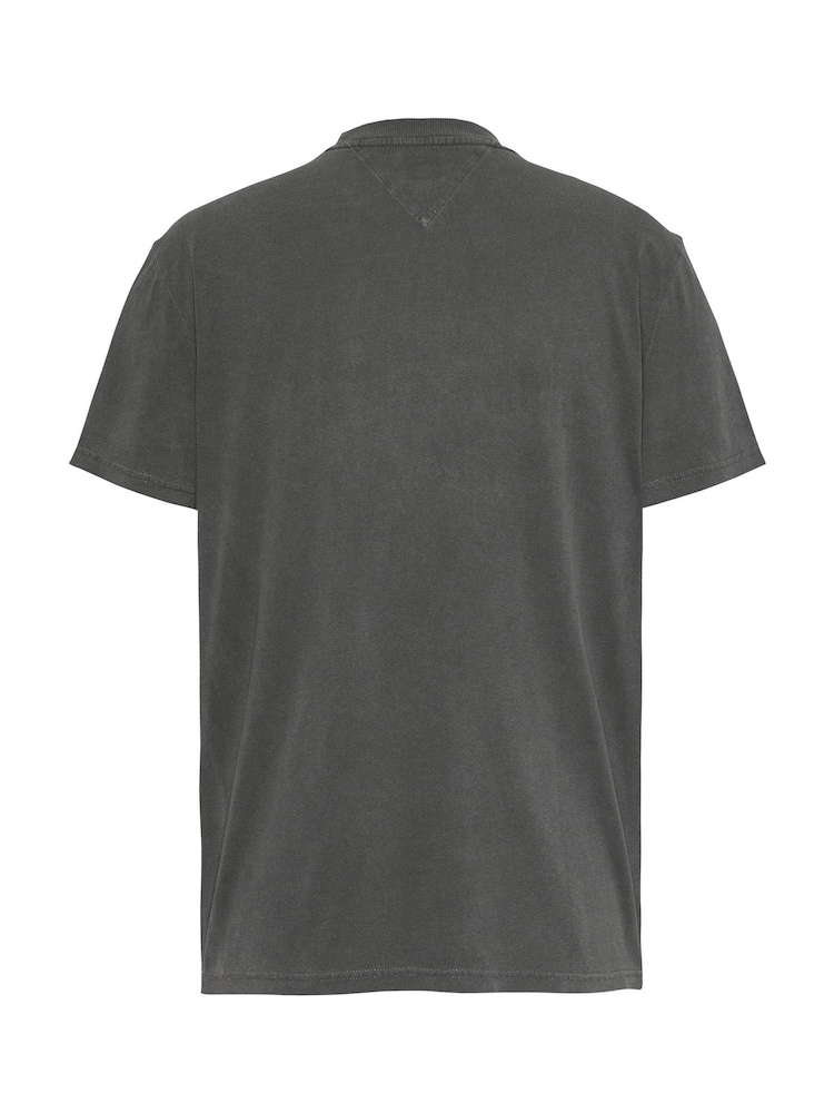 Tommy Jeans Black Vintage Varsity 100% Cotton T-Shirt - Image 6 of 7