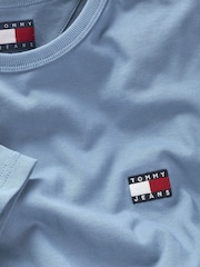 Tommy Jeans Blue Badge 100% Cotton T-Shirt - Image 7 of 7