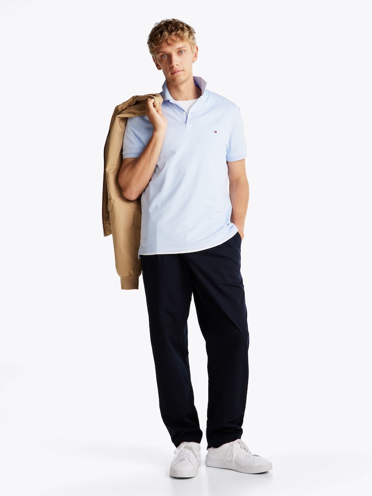 Tommy Hilfiger Liquid 100% Cotton Regular Polo Shirt - صورة 2 من 6