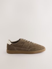 Brown Suede Smart Casual Trainers - Image 1 of 6