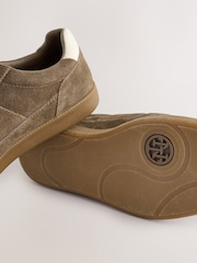 Brown Suede Smart Casual Trainers - Image 6 of 6